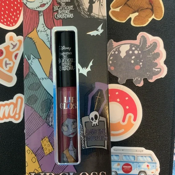 NWT Disney Nightmare Before Christmas Lip Gloss - Pink - Picture 2 of 4